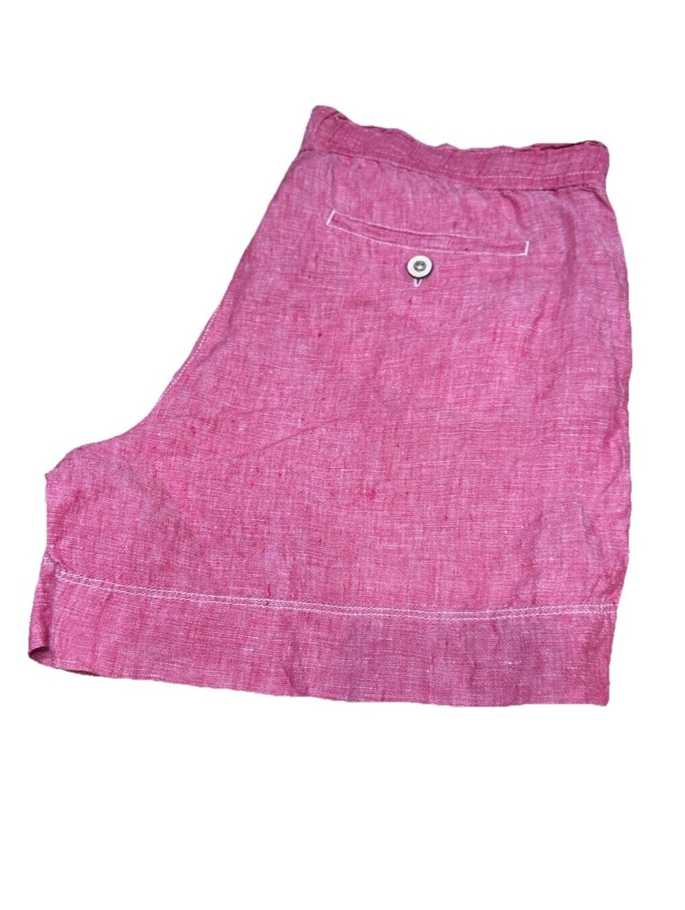 Tommy Bahama Women’s Salmon Pink  Linen Pockets Drawstring Shorts Size Small S